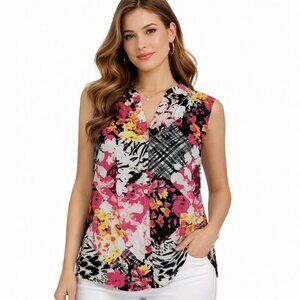 Christopher & Banks Women's Blouse Abstract Prints X